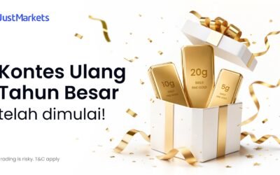Kontes Anniversary Spesial JustMarkets Dimulai Hadiah $50K+ & Emas Batangan untuk Trader Terbaik