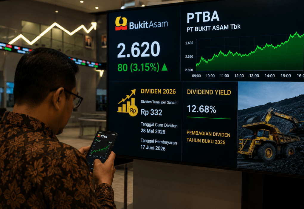 Dividen PTBA Dorong Saham