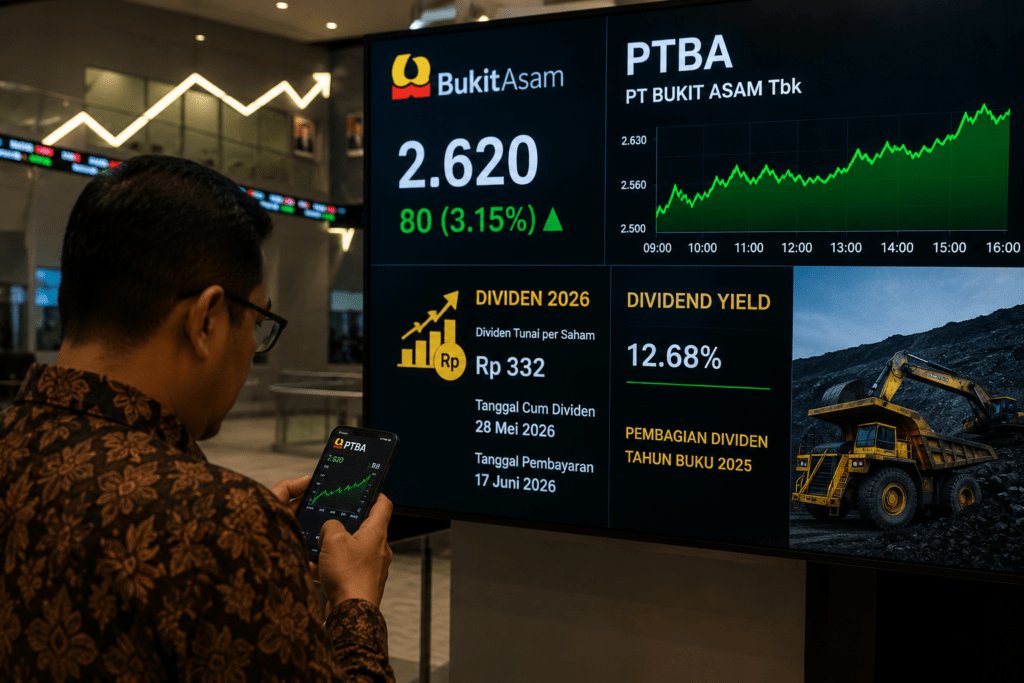 Dividen Jadi Bahan Bakar Saham PTBA, Prospek Masih Menarik di Tengah Tantangan Batu Bara