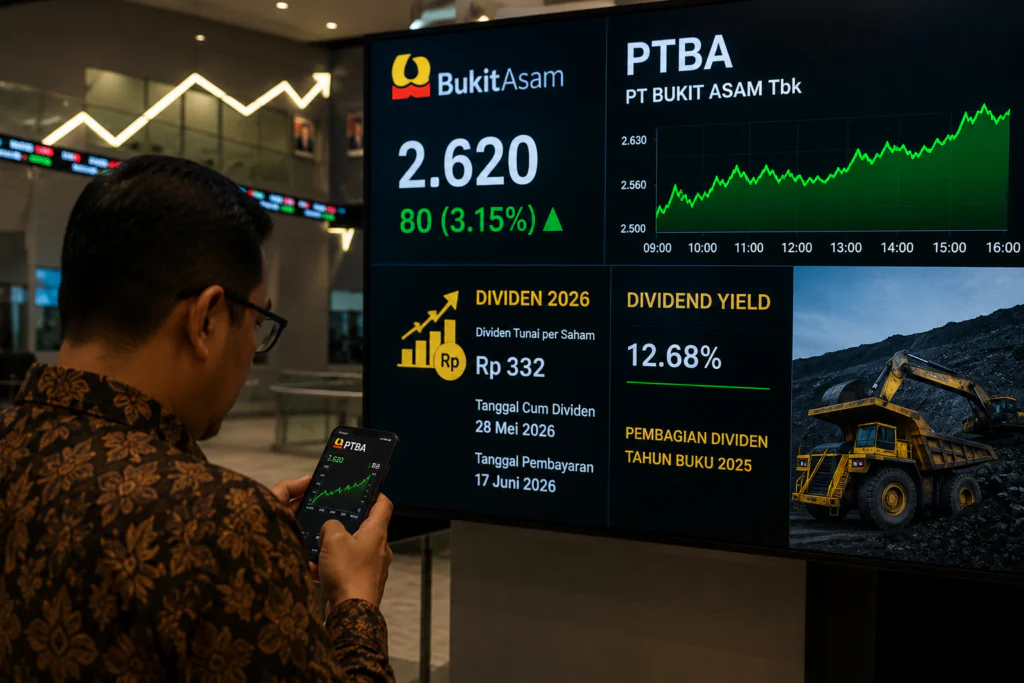 Dividen PTBA Dorong Saham