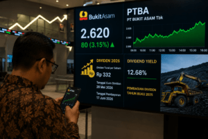 Dividen PTBA Dorong Saham