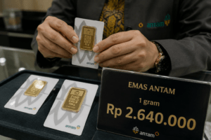Harga Emas Antam Naik 15 Juli 2026, Kini Tembus Rp2,64 Juta