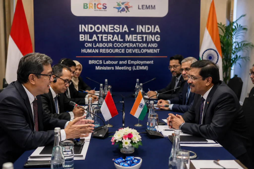 Indonesia dan India Perkuat Kerja Sama Pengembangan Kompetensi Tenaga Kerja di Forum BRICS