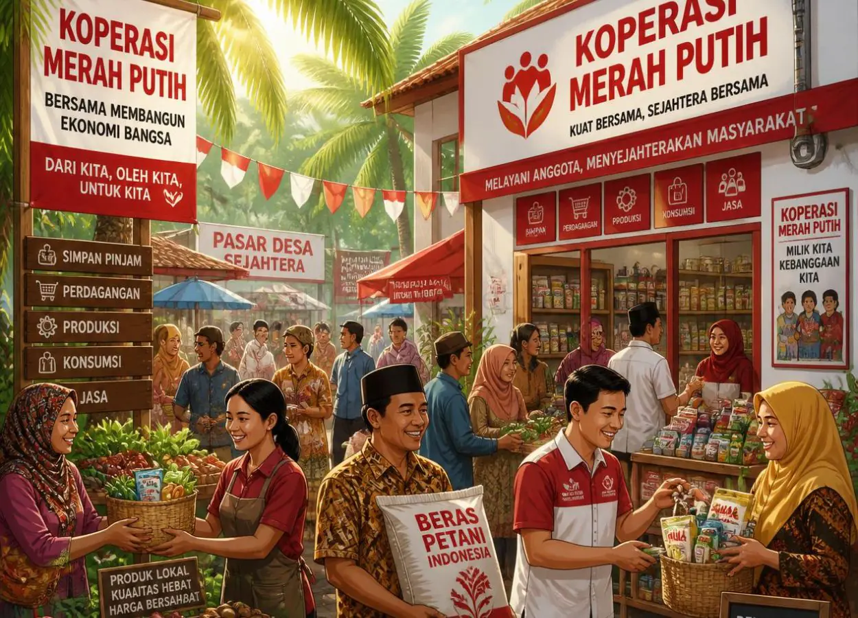 Pemerintah Targetkan 30 Ribu Koperasi Merah Putih Beroperasi - RakyatMerdeka.net
